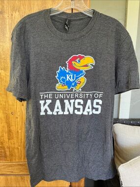 The University of Kansas Jayhawks Short Sleeve Tee - Charcoal small men’s